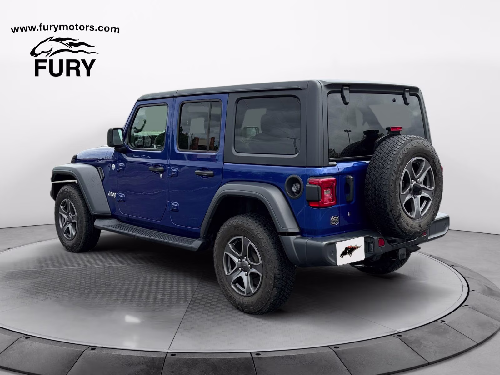 2018 Ocean Blue Metallic Clearcoat Jeep Wrangler Unlimited Sport S 4X4 SUV