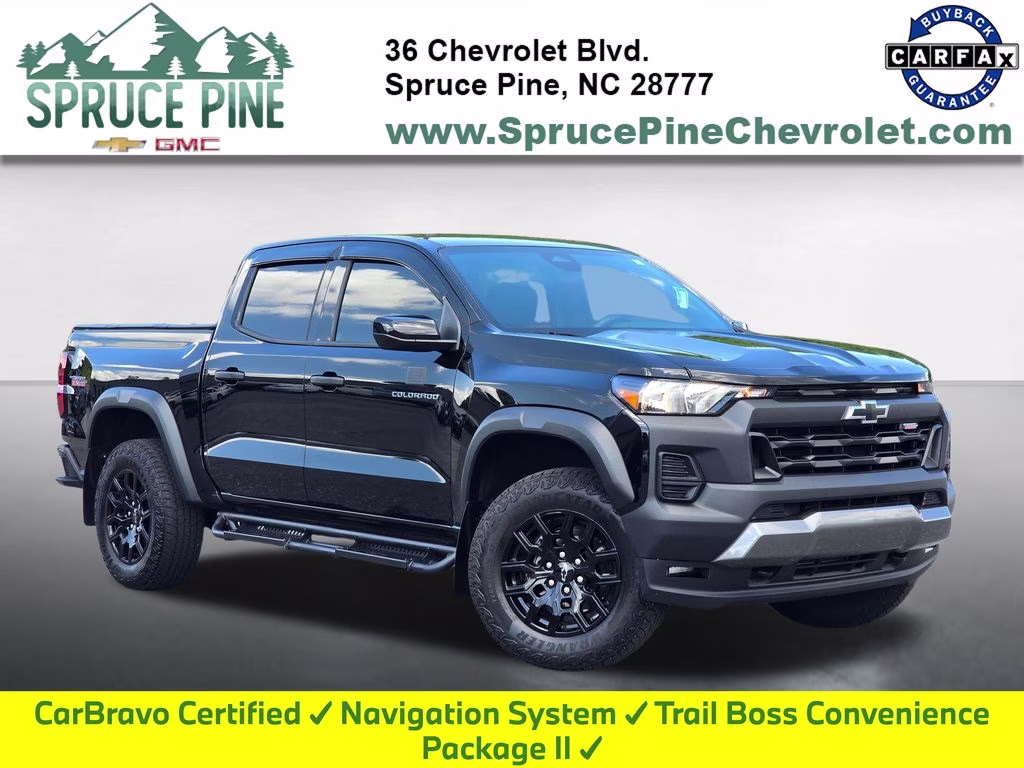 2026 Black Chevrolet Colorado Trail Boss 4X4 Truck