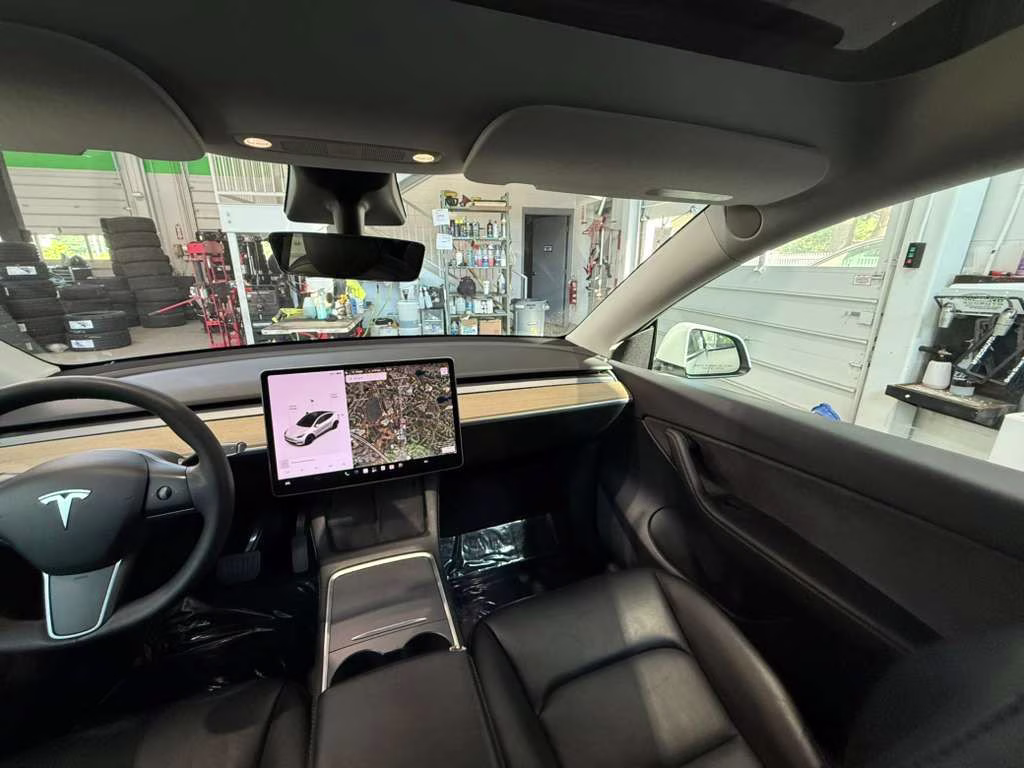 2021 Pearl White Multi-Coat Tesla Model Y Long Range AWD SUV