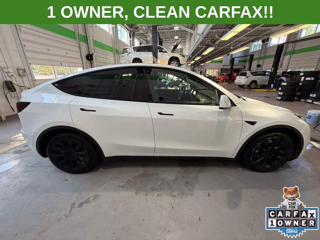 2021 Pearl White Multi-Coat Tesla Model Y Long Range AWD SUV