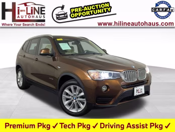 2017 Chestnut Bronze Metallic BMW X3 xDrive28i AWD SUV
