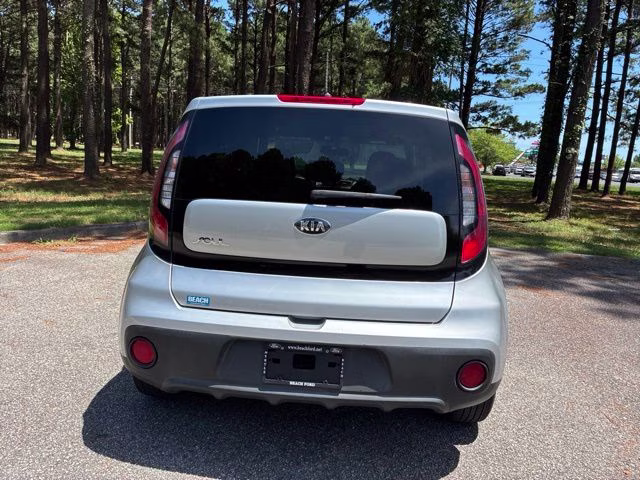 2018 Bright Silver Kia Soul Base FWD Hatchback
