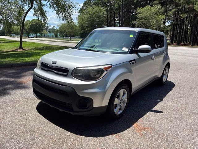 2018 Bright Silver Kia Soul Base FWD Hatchback