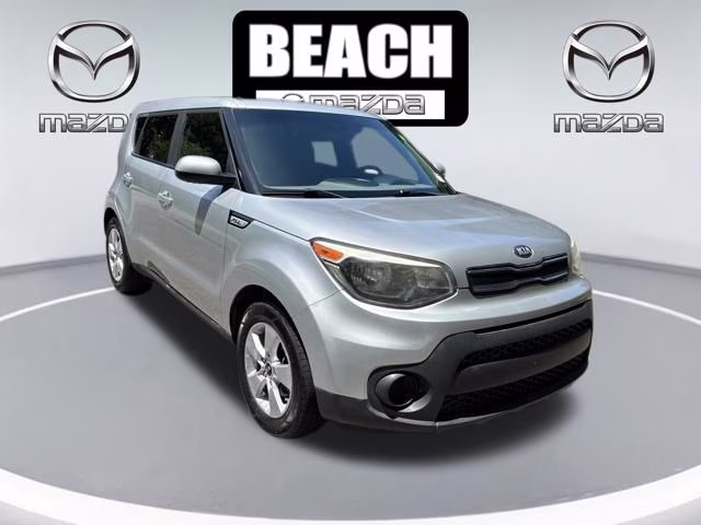2018 Bright Silver Kia Soul Base FWD Hatchback