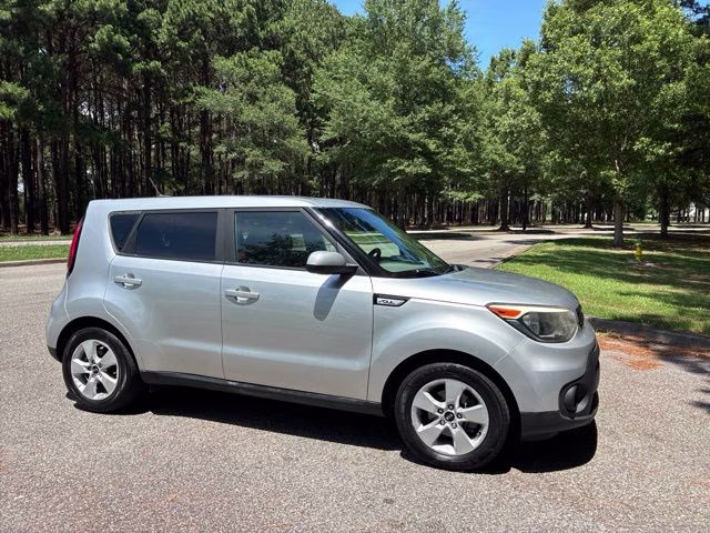 2018 Bright Silver Kia Soul Base FWD Hatchback