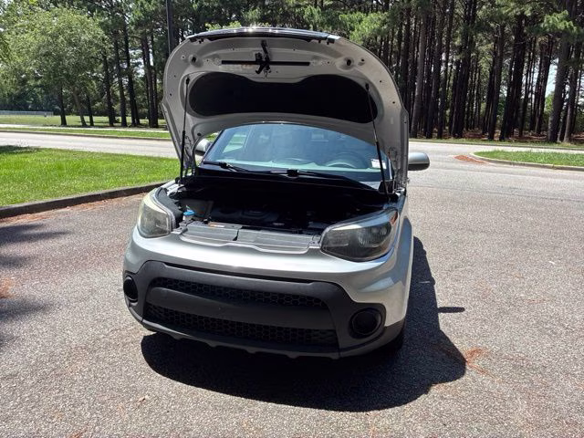 2018 Bright Silver Kia Soul Base FWD Hatchback