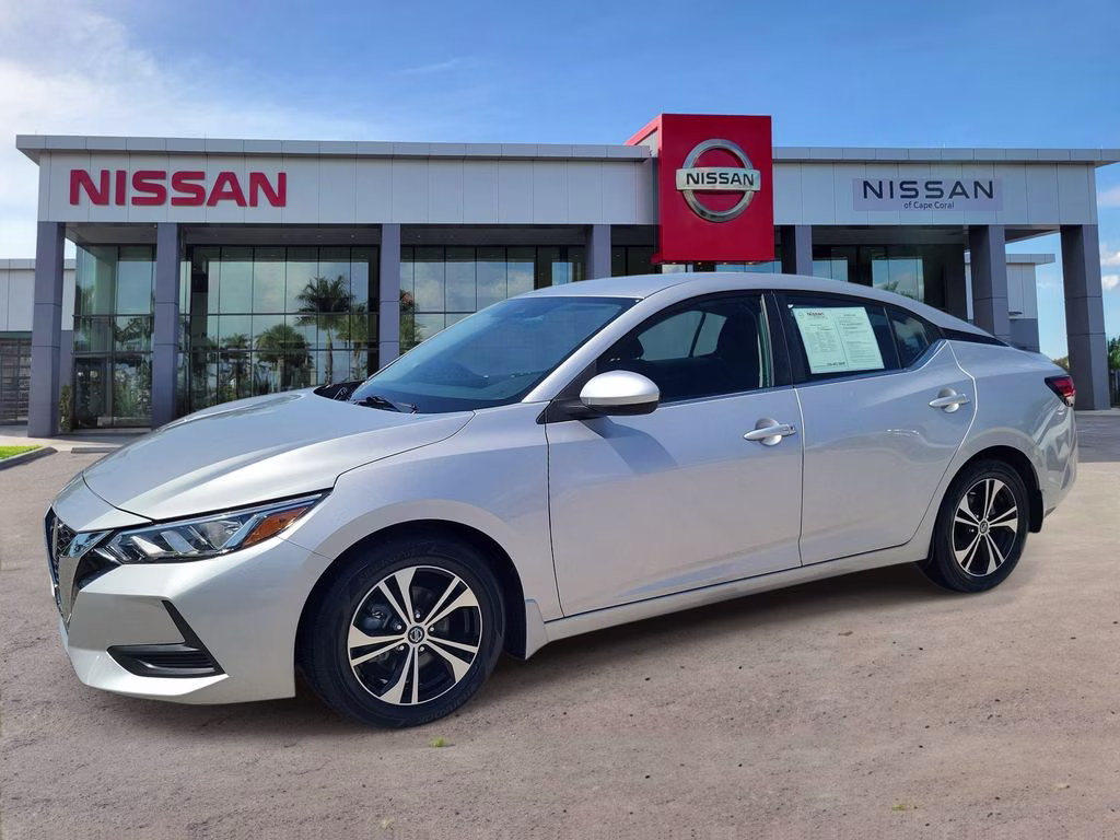 2023 Brilliant Silver Metallic Nissan Sentra SV FWD Sedan