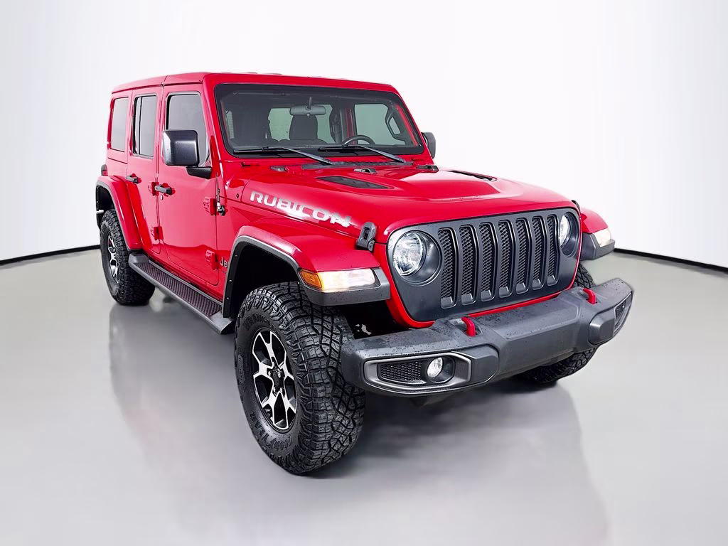 2021 Firecracker Red Clearcoat Jeep Wrangler Unlimited Rubicon 4X4 SUV