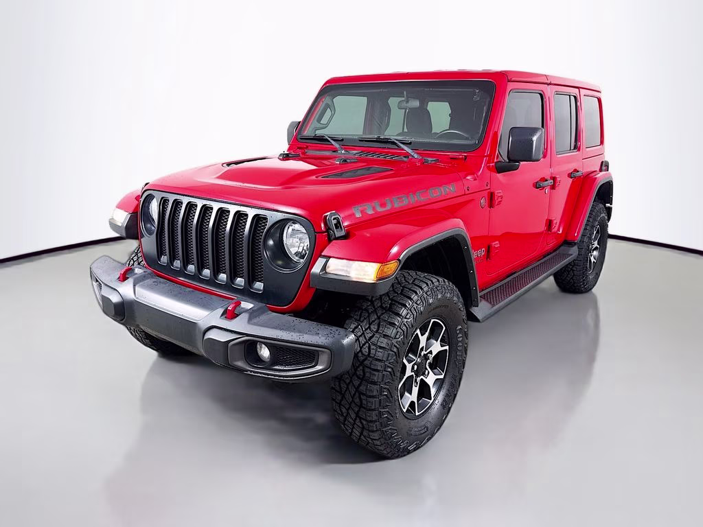 2021 Firecracker Red Clearcoat Jeep Wrangler Unlimited Rubicon 4X4 SUV