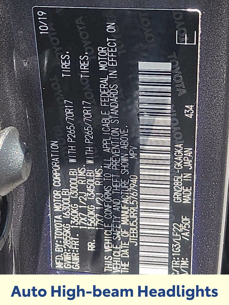 2020 Magnetic Gray Metallic Toyota 4Runner TRD Pro 4X4 SUV