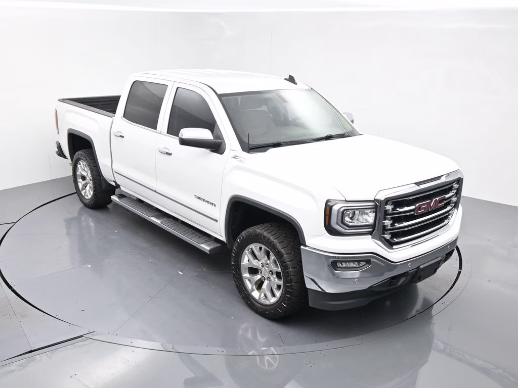 2018 Summit White GMC Sierra 1500 SLT 4X4 Truck
