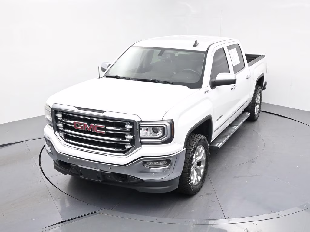 2018 Summit White GMC Sierra 1500 SLT 4X4 Truck