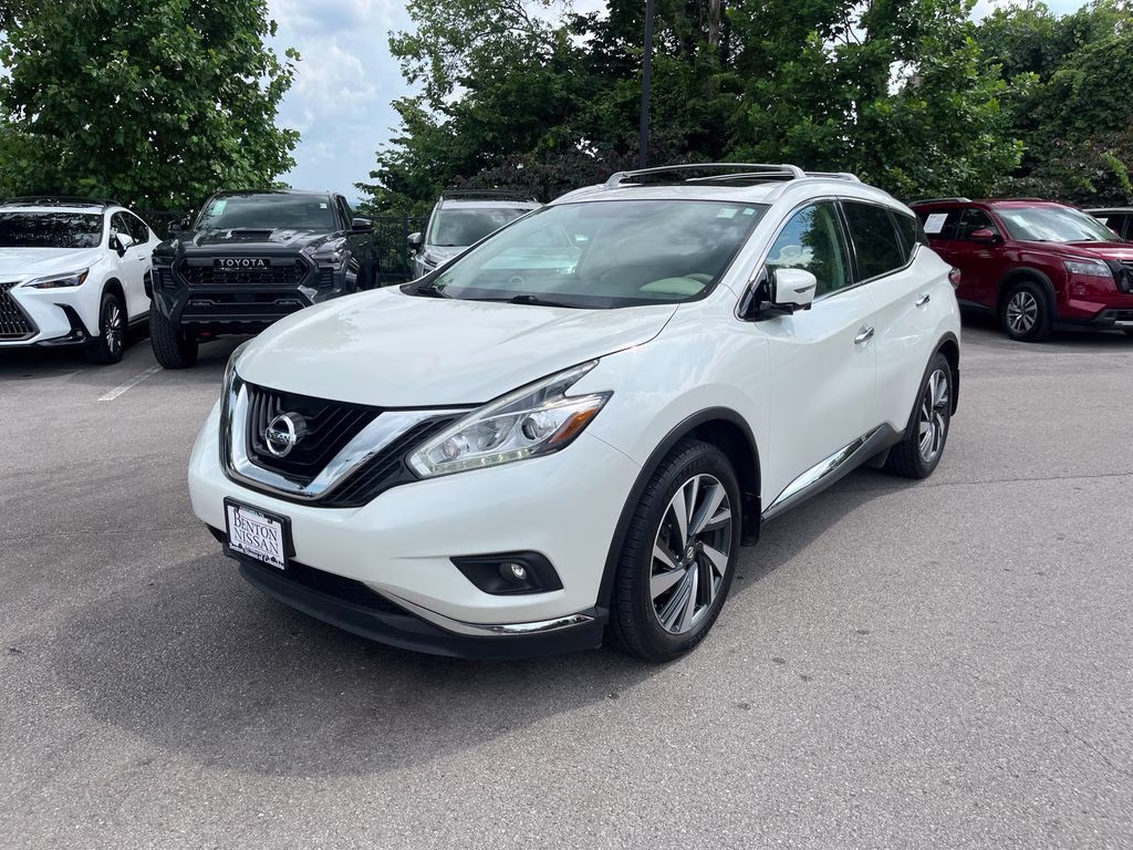 2018 Pearl White Nissan Murano Platinum FWD SUV