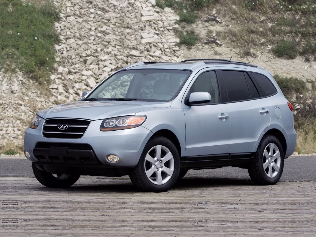 2008 Blue Hyundai Santa Fe GLS FWD SUV