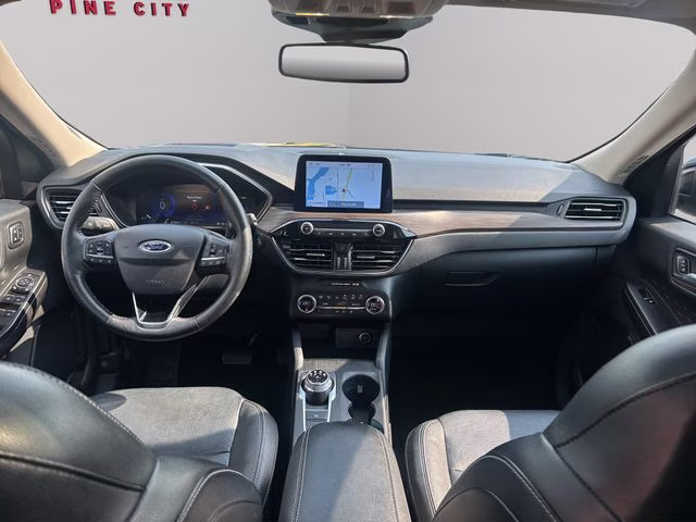 2020 Black Metallic Ford Escape Hybrid Titanium FWD SUV