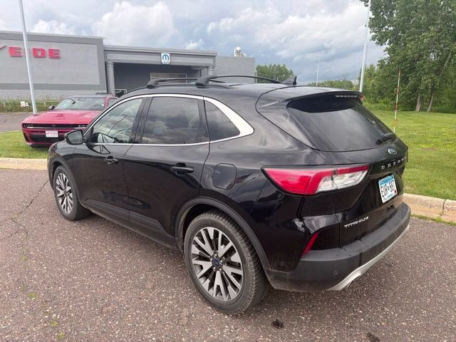 2020 Black Metallic Ford Escape Hybrid Titanium FWD SUV