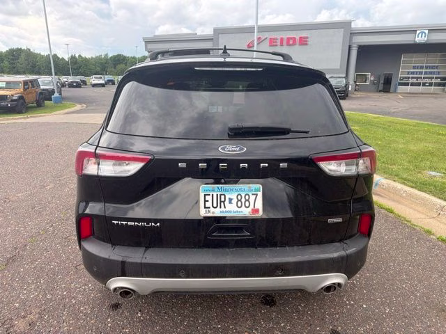 2020 Black Metallic Ford Escape Hybrid Titanium FWD SUV