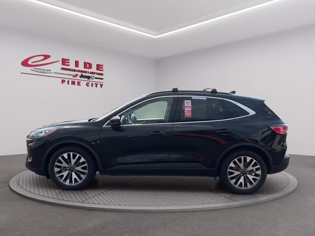 2020 Black Metallic Ford Escape Hybrid Titanium FWD SUV