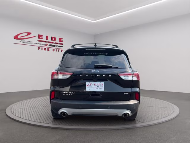 2020 Black Metallic Ford Escape Hybrid Titanium FWD SUV