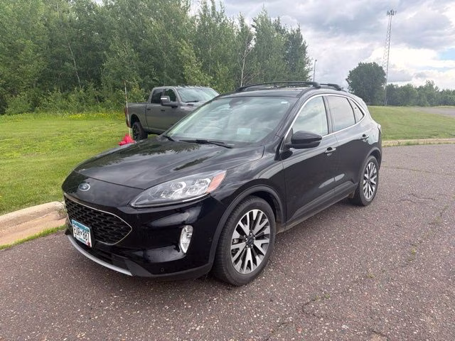 2020 Black Metallic Ford Escape Hybrid Titanium FWD SUV