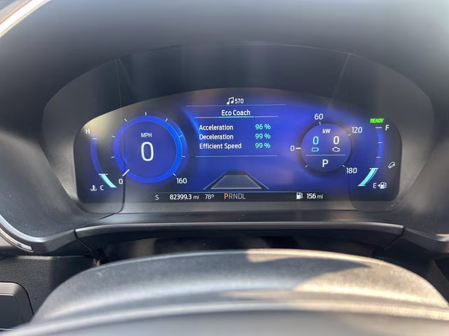 2020 Black Metallic Ford Escape Hybrid Titanium FWD SUV