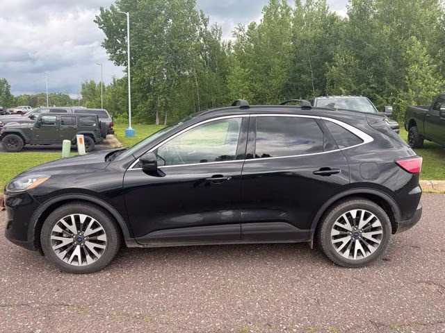2020 Black Metallic Ford Escape Hybrid Titanium FWD SUV