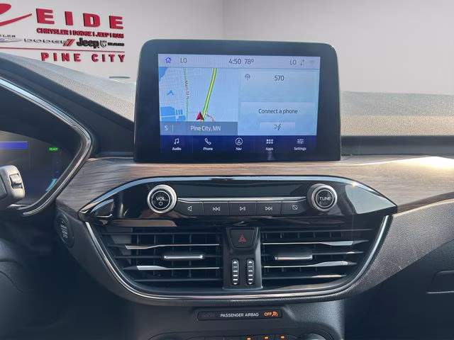 2020 Black Metallic Ford Escape Hybrid Titanium FWD SUV