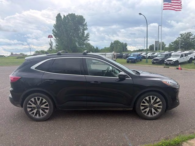 2020 Black Metallic Ford Escape Hybrid Titanium FWD SUV
