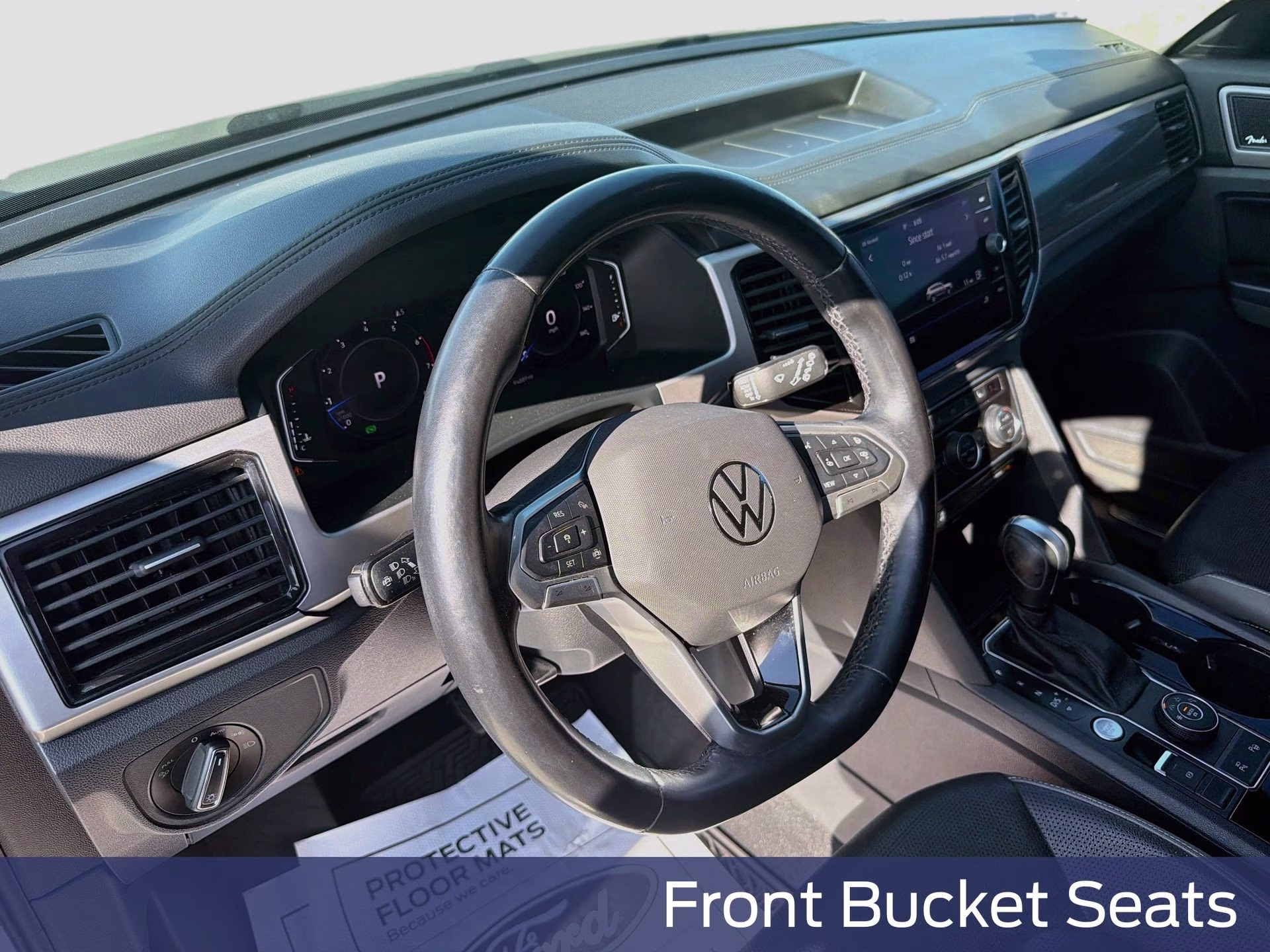 2021 Pure White Volkswagen Atlas 2.0T SEL Premium AWD SUV