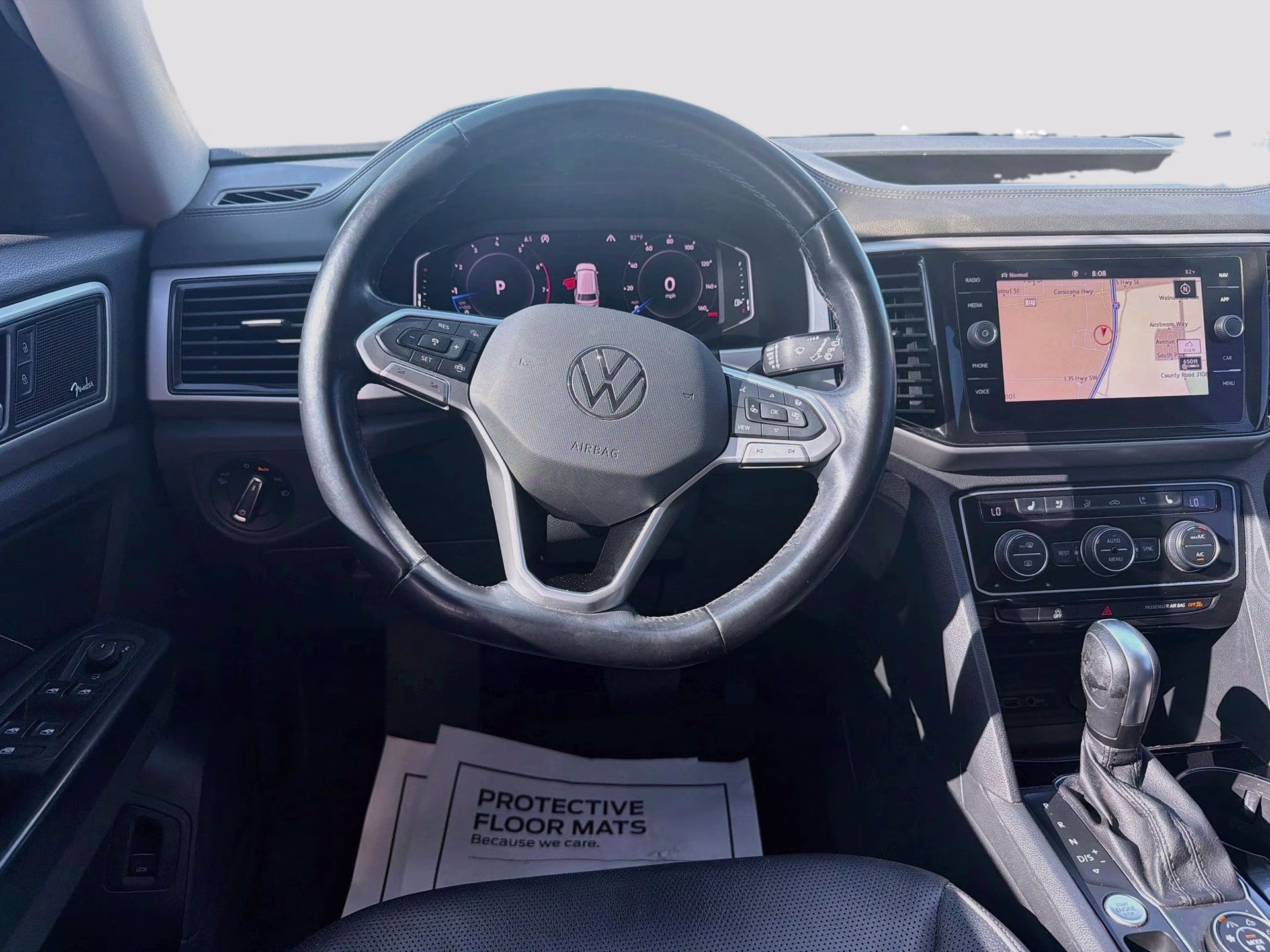 2021 Pure White Volkswagen Atlas 2.0T SEL Premium AWD SUV