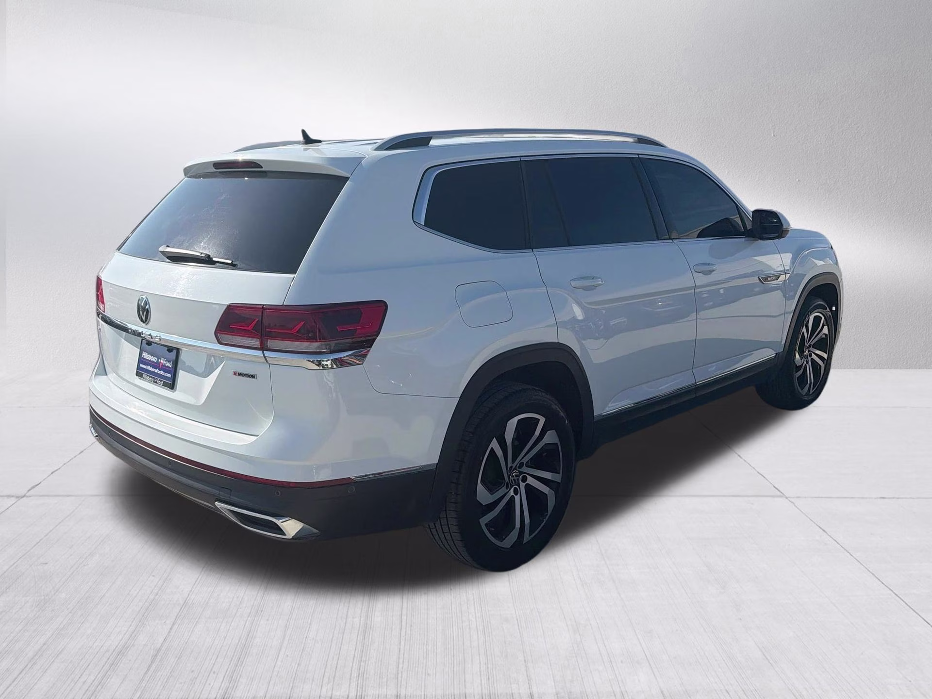 2021 Pure White Volkswagen Atlas 2.0T SEL Premium AWD SUV