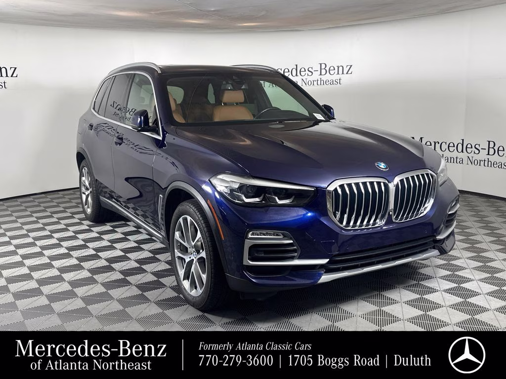 2019 Tanzanite Blue II Metallic BMW X5 xDrive40i AWD SUV