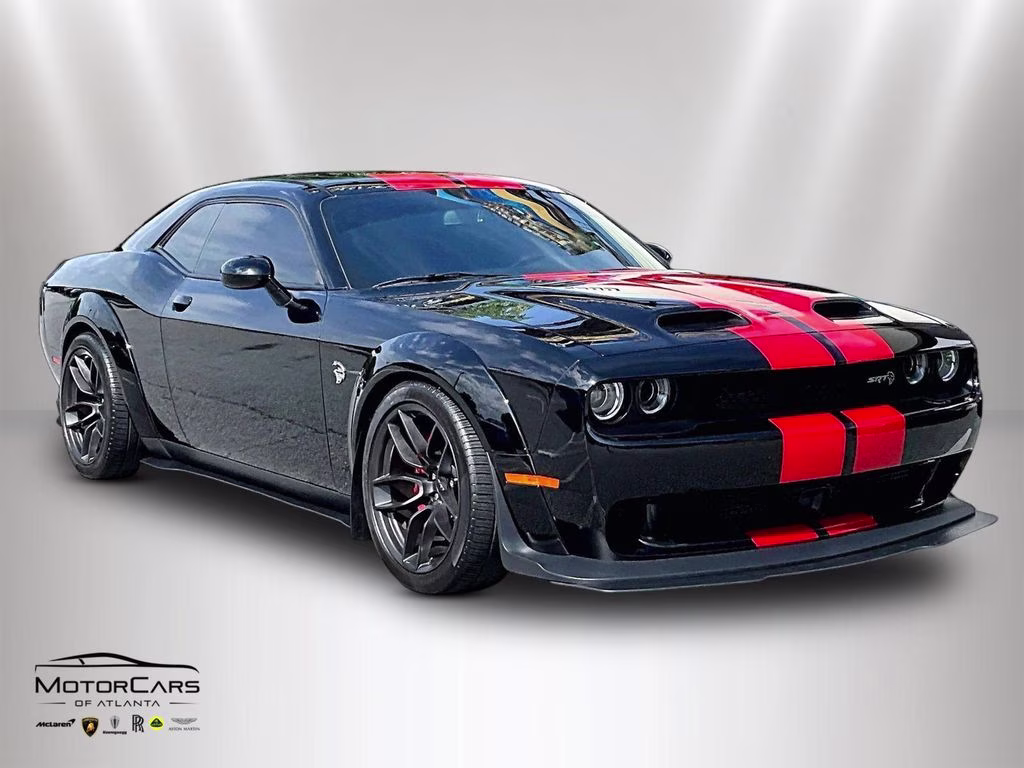 2023 Pitch Black Clearcoat Dodge Challenger SRT Hellcat Widebody Jailbreak Package RWD Coupe