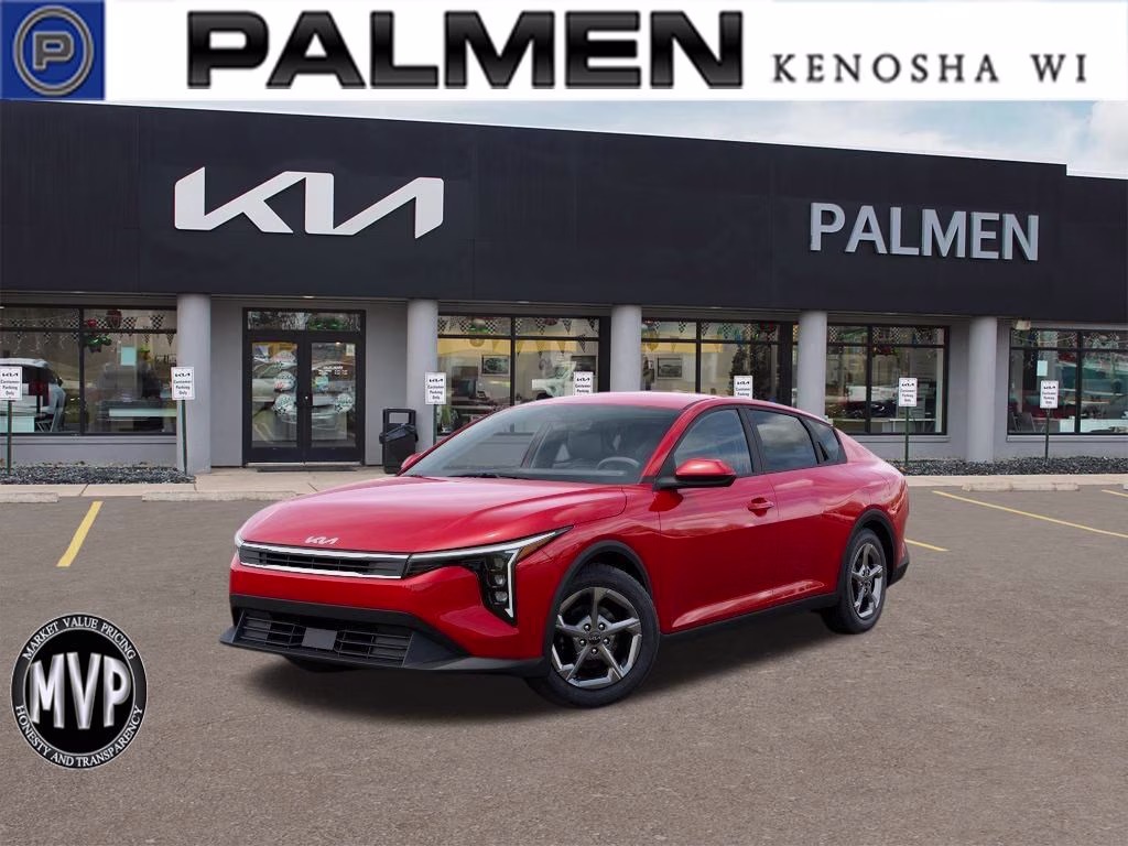 2026 Currant Red Kia K4 LXS FWD Sedan