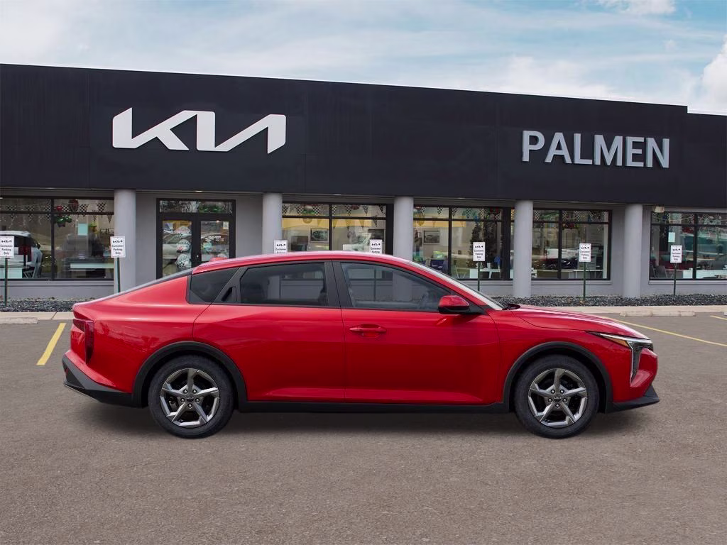 2026 Currant Red Kia K4 LXS FWD Sedan
