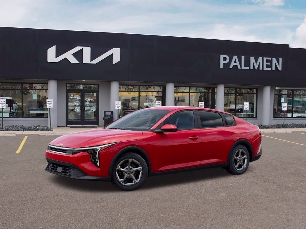 2026 Currant Red Kia K4 LXS FWD Sedan