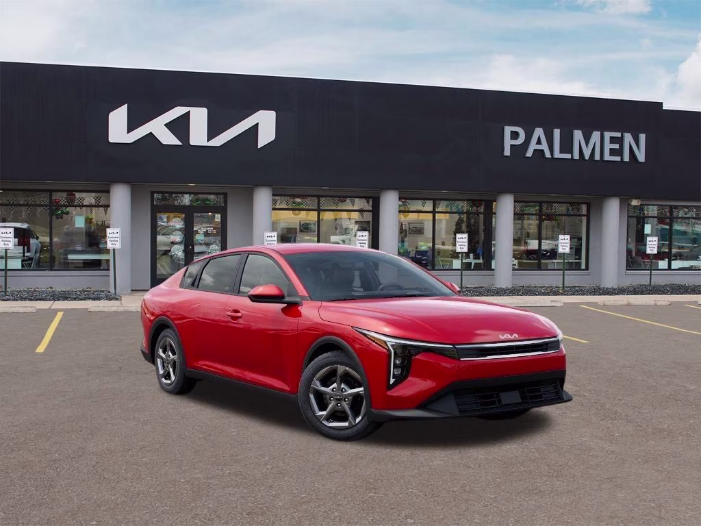 2026 Currant Red Kia K4 LXS FWD Sedan