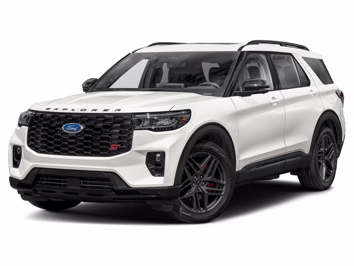 2026 Space White Metallic Ford Explorer ST 4X4 SUV