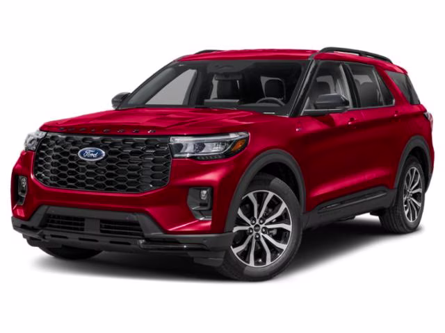 2026 Red Ford Explorer ST-Line 4X4 SUV