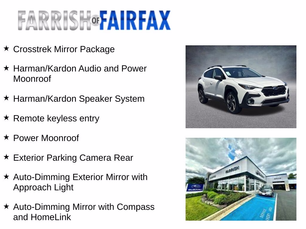 2026 Crystal White Subaru Crosstrek Limited AWD SUV