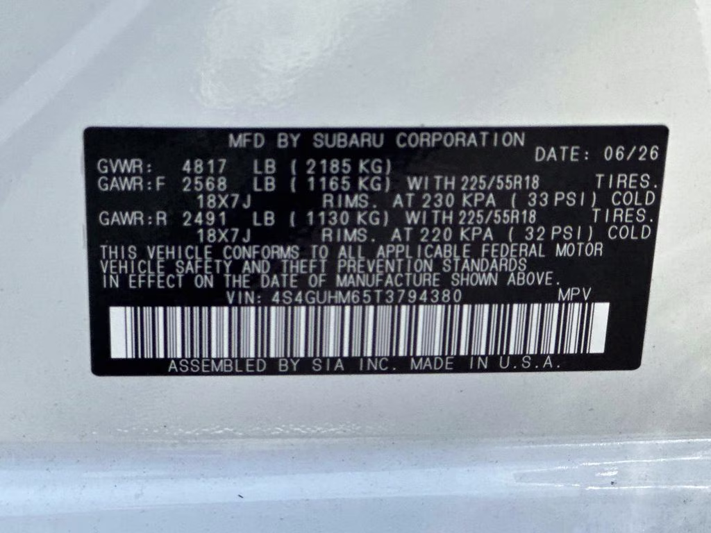 2026 Crystal White Subaru Crosstrek Limited AWD SUV