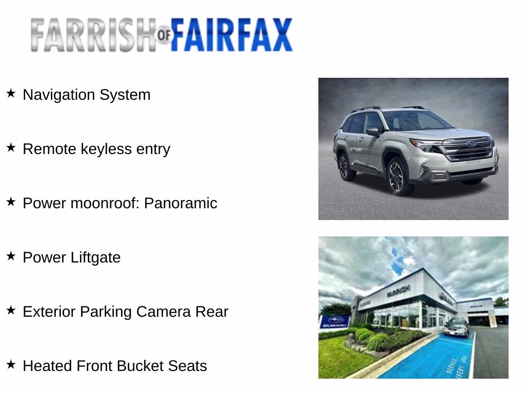 2026 River Rock Pearl Subaru Forester Limited Hybrid AWD SUV