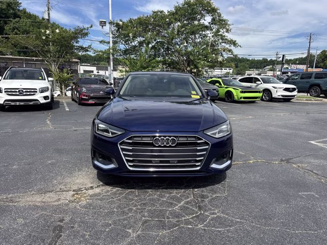 2020 Blue Audi A4 Sedan Premium FWD Sedan