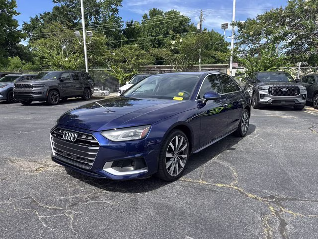 2020 Blue Audi A4 Sedan Premium FWD Sedan