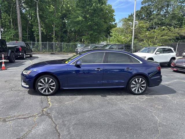 2020 Blue Audi A4 Sedan Premium FWD Sedan