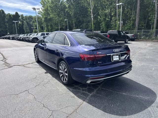 2020 Blue Audi A4 Sedan Premium FWD Sedan