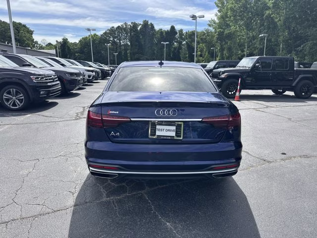 2020 Blue Audi A4 Sedan Premium FWD Sedan