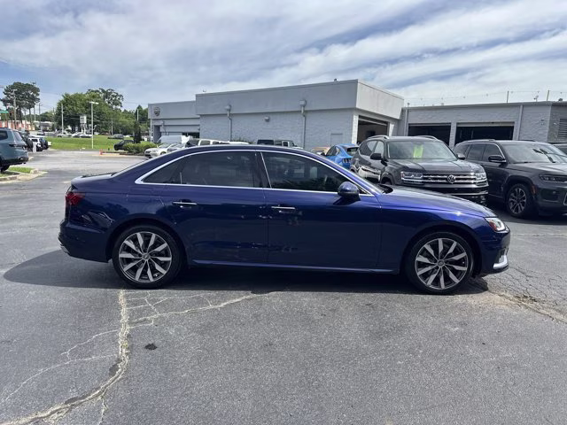 2020 Blue Audi A4 Sedan Premium FWD Sedan