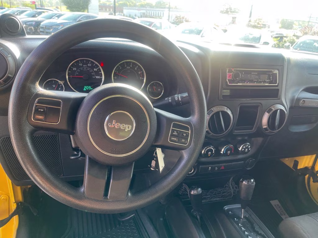 2011 Detonator Yellow Clearcoat Jeep Wrangler Sport 4X4 SUV