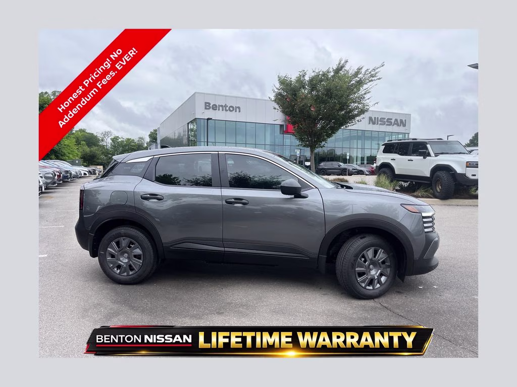 2026 Gun Metallic Nissan Kicks S FWD SUV